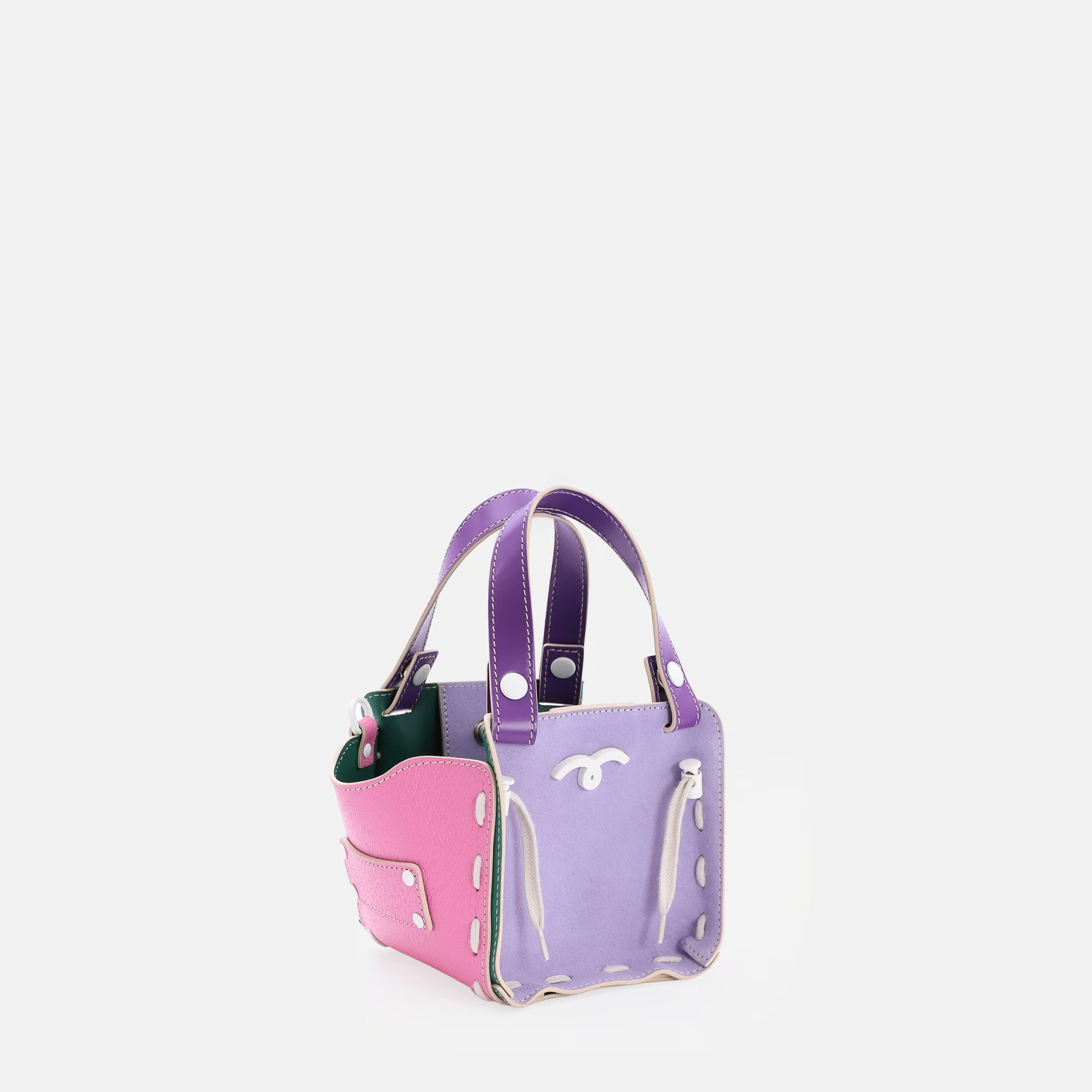 Fede Bag XS Lilac/Pink – Open