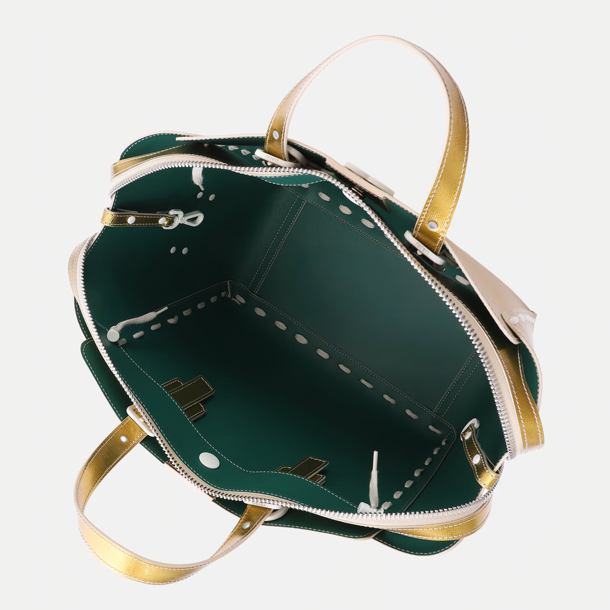 Borsa Margherita L Oro Saffiano