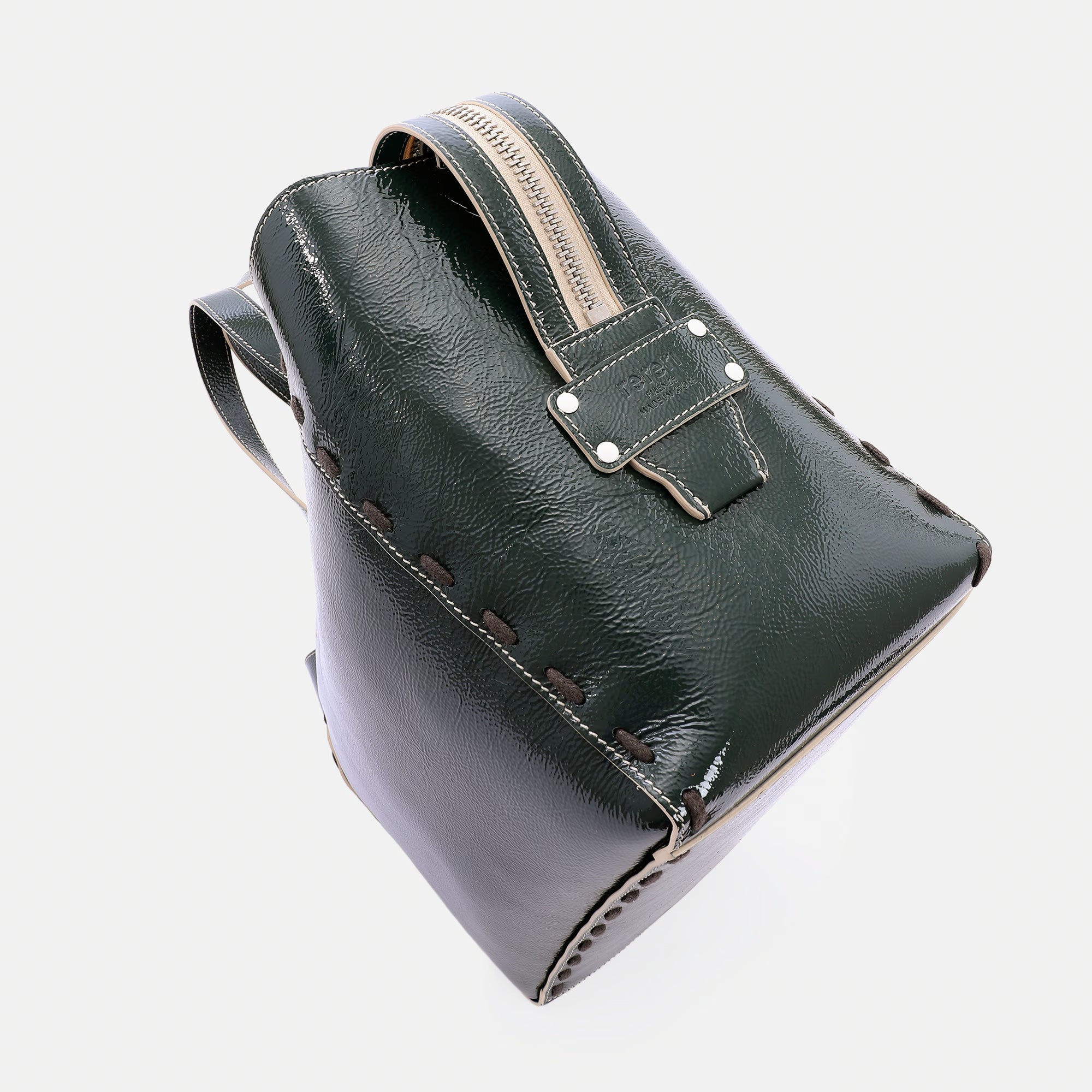 Borsa Margherita L Verde Bottiglia Naplak