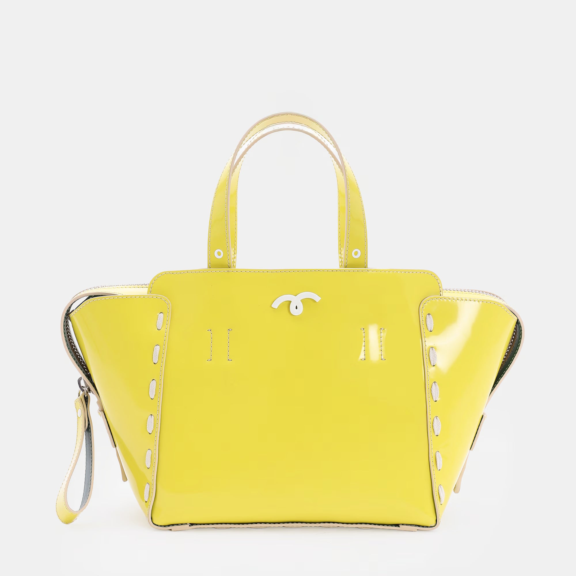 Borsa Margherita M Giallo Fluo