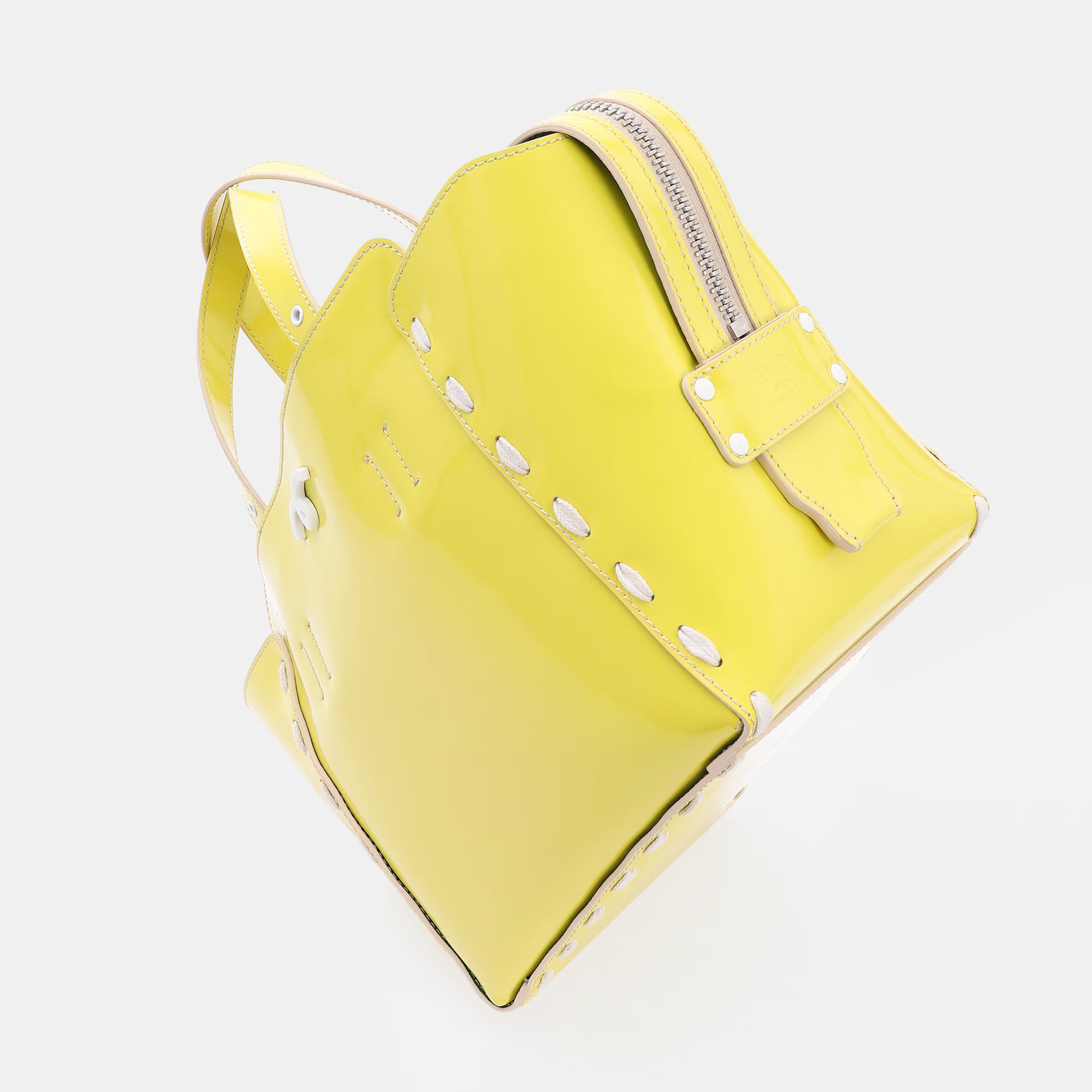 Borsa Margherita M Giallo Fluo