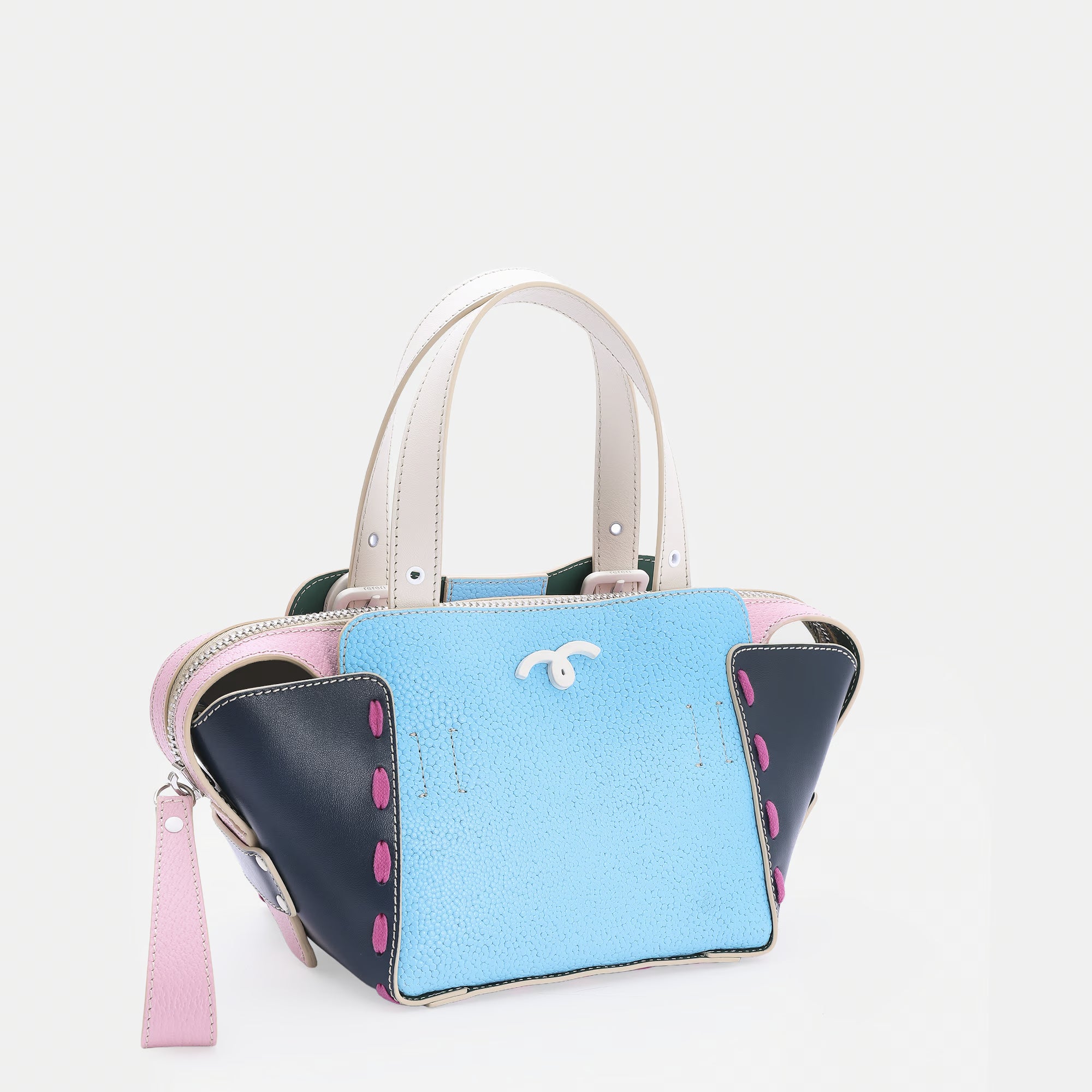 Borsa Margherita S Turchese/Cobalto