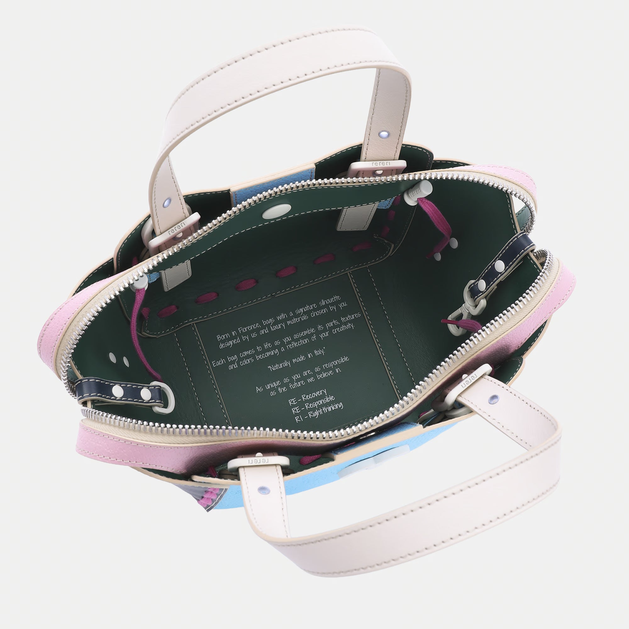 Borsa Margherita S Turchese/Cobalto