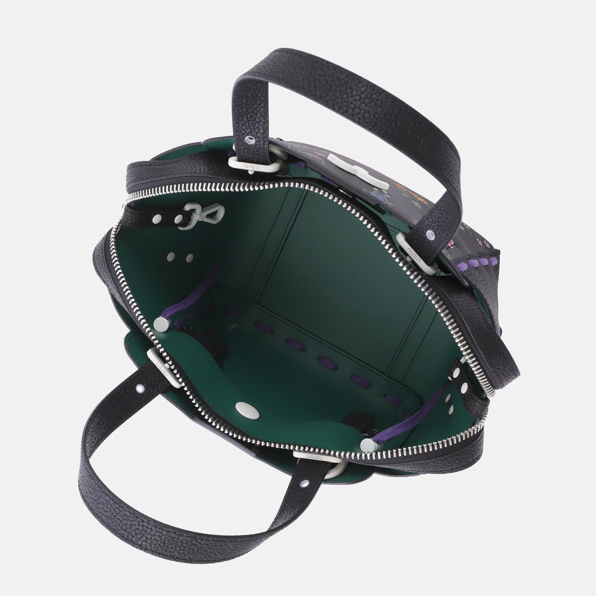 Margherita Bag S Total Black Flore'