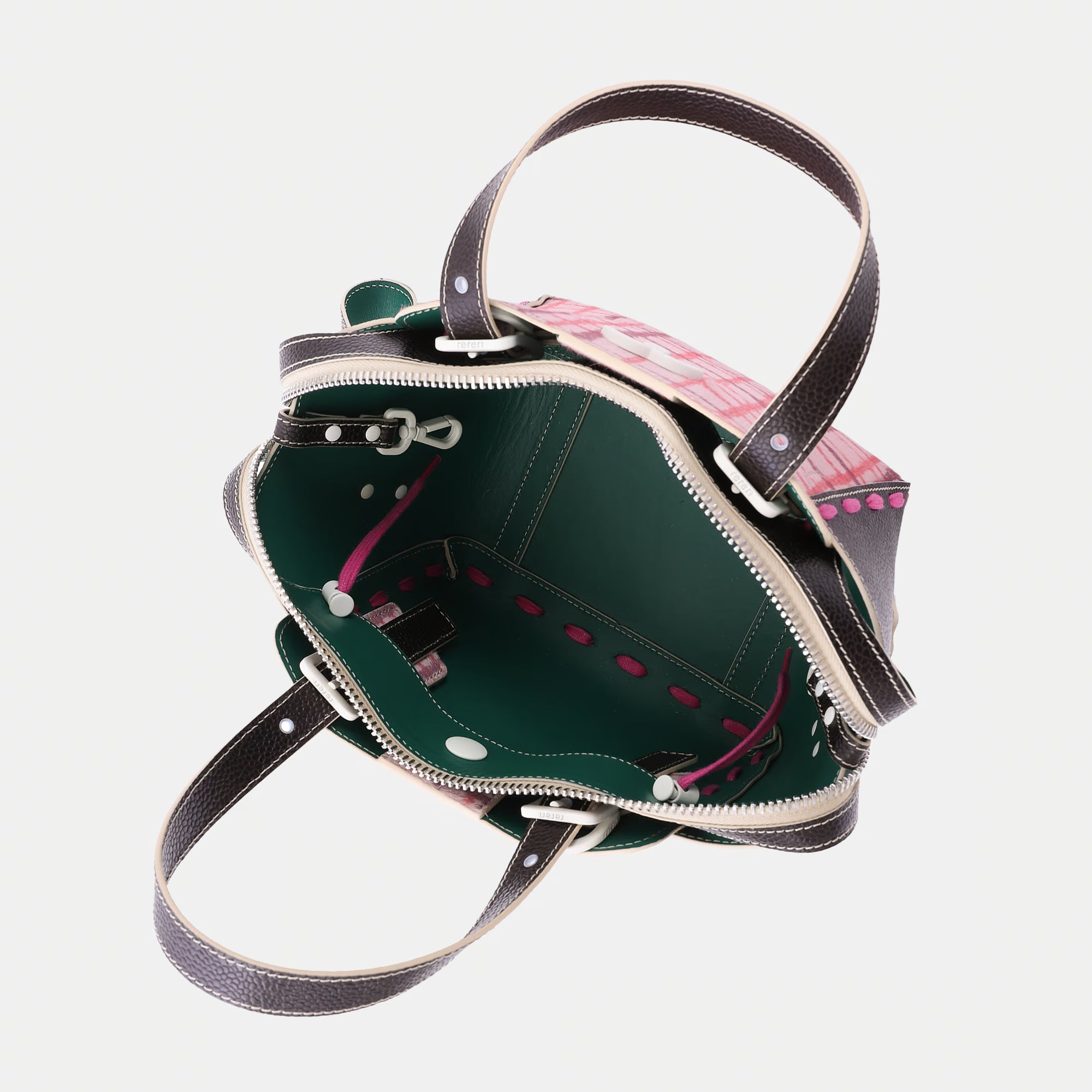 Margherita Bag S Pink Check/Moro