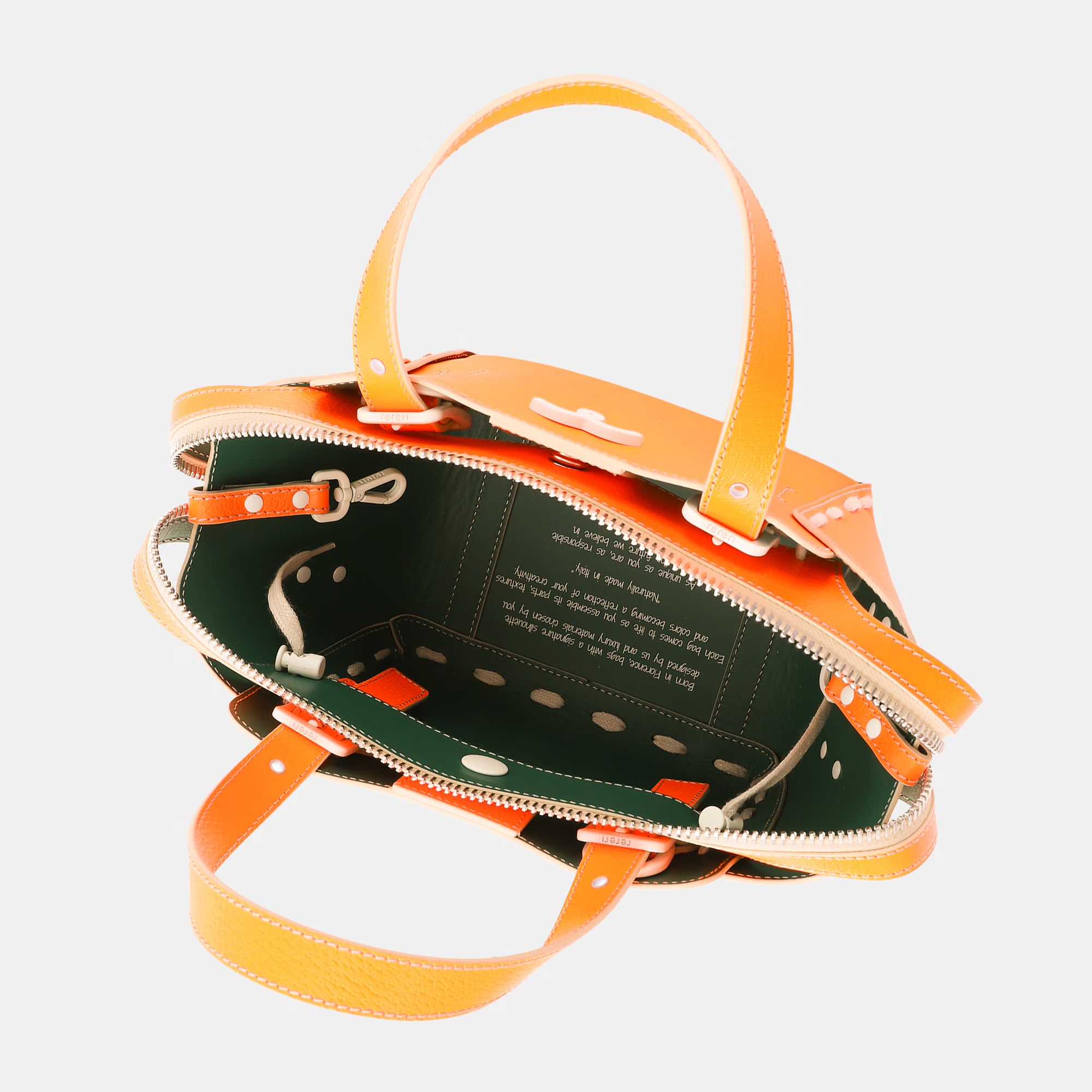 Borsa Margherita S Arancio Fluo