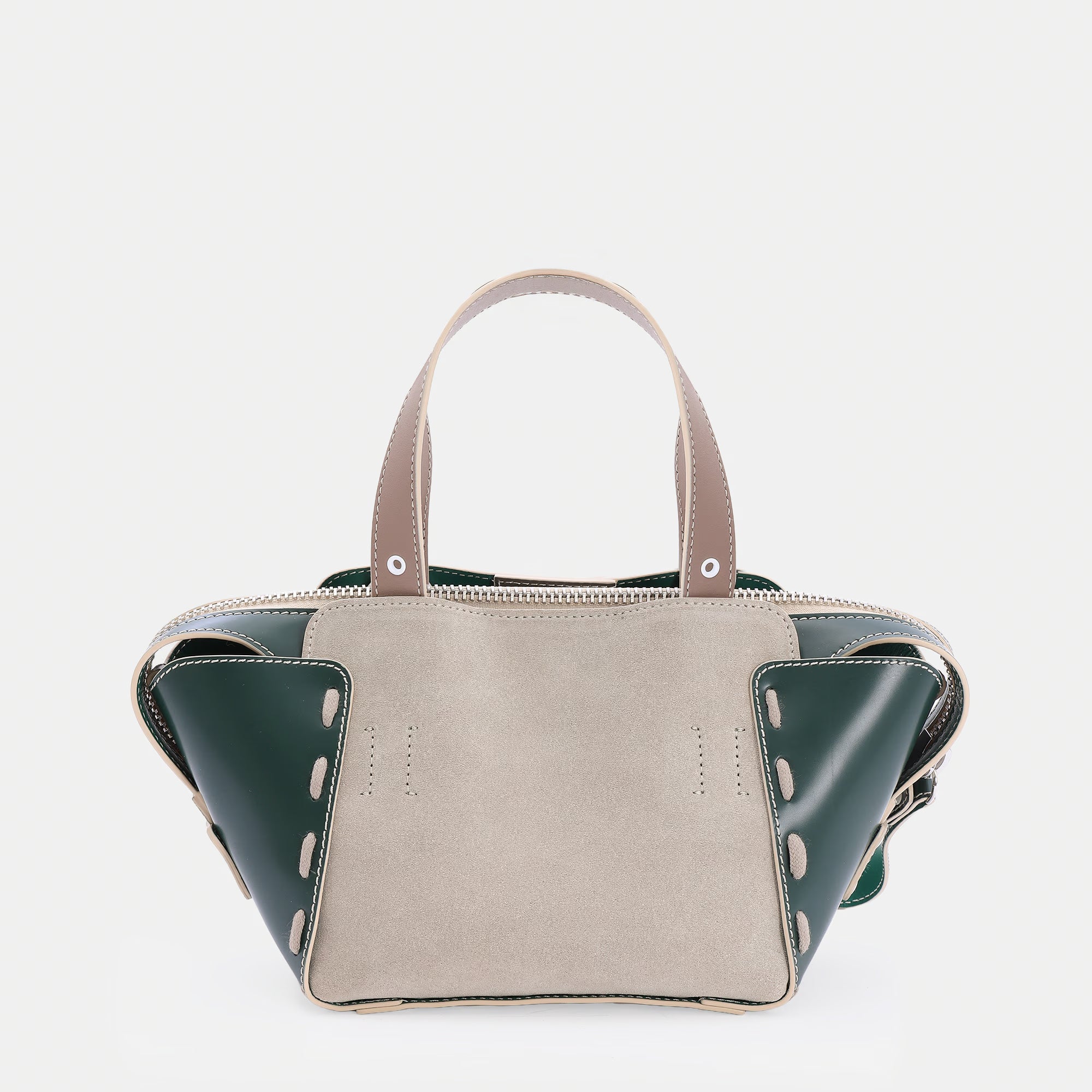 Borsa Margherita S Fango/Beige/Verde Bottiglia