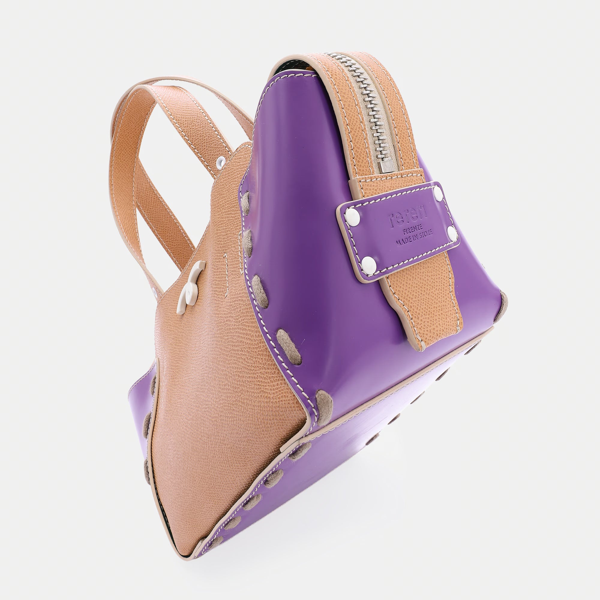 Borsa Margherita S Tabacco/Viola