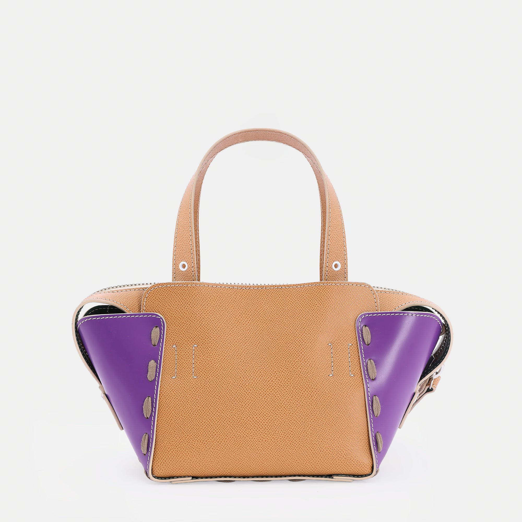 Borsa Margherita S Tabacco/Viola