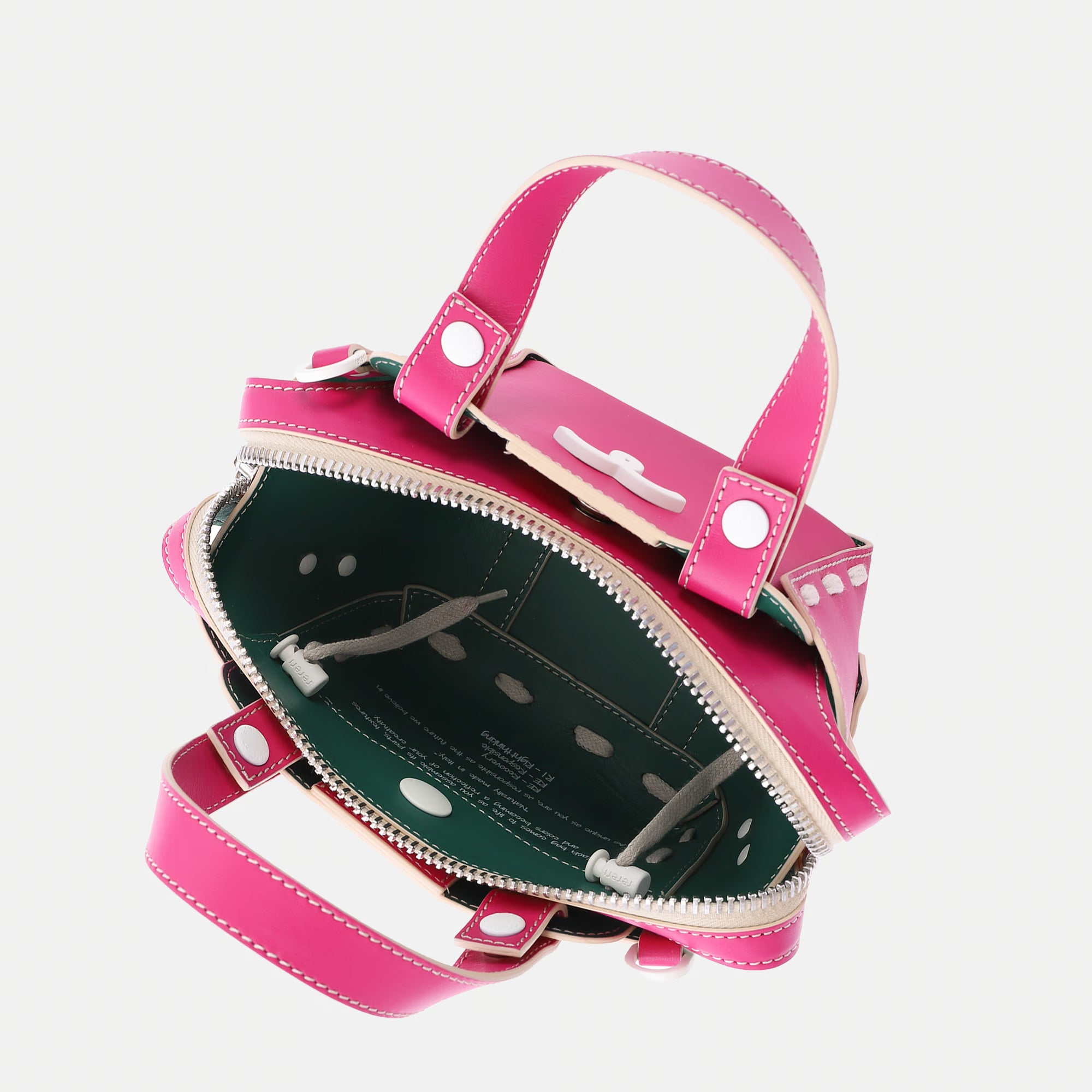 Margherita Bag XS Fuchsia Pink/White Details