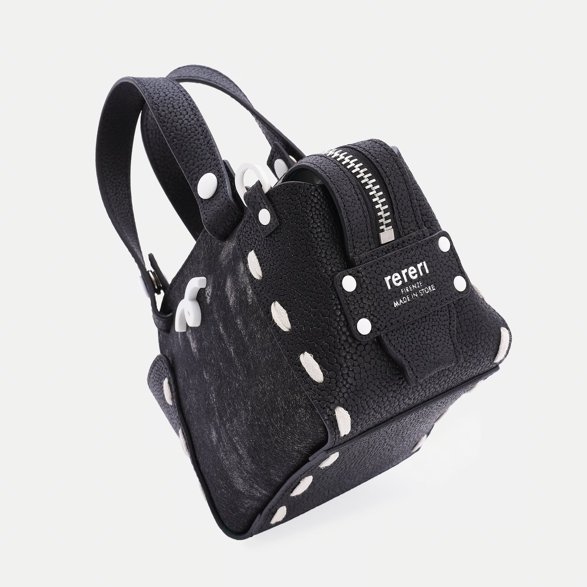 Borsa Margherita XS Edizione Speciale – Cavallino Nero/Argento