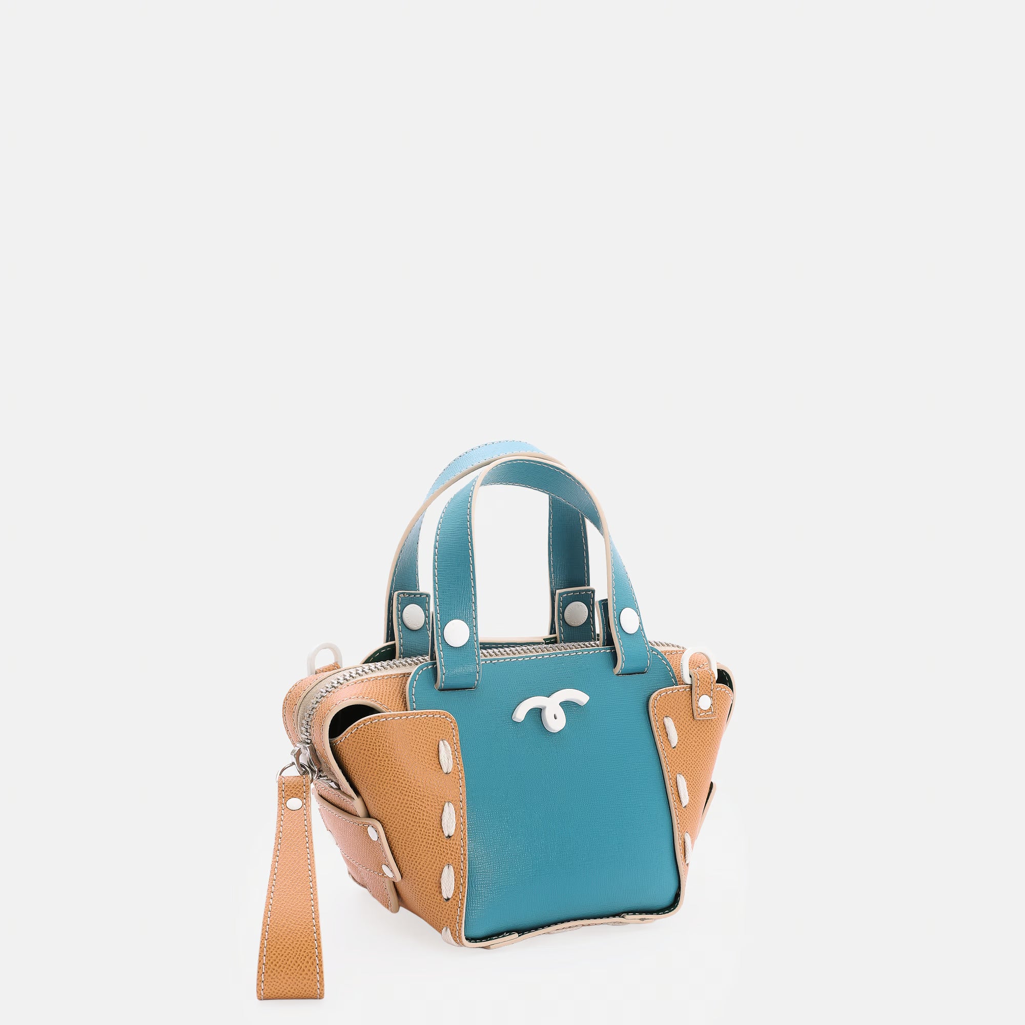 Margherita Bag XS Petrolio/Tobacco