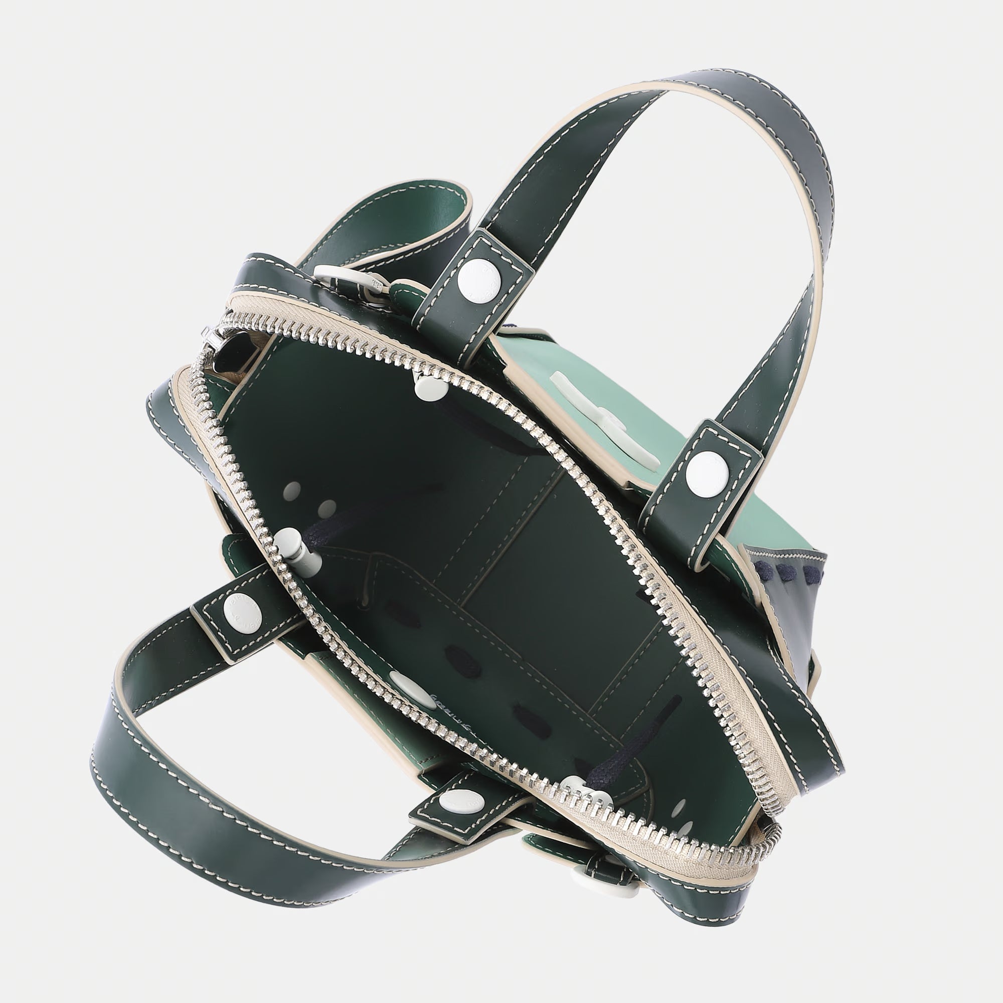 Margherita Bag XS Aquamarine/Bottle Green